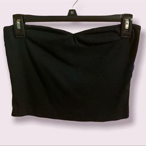 Sweetheart neckline tube top